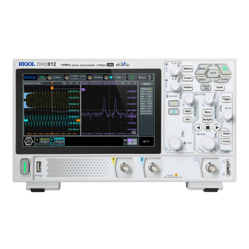 Rigol DHO812 12bit DSO 100MHz, 2ch.